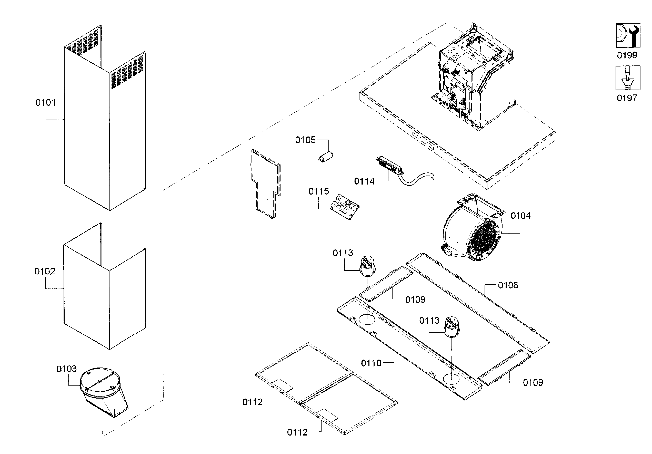 Range hood assy