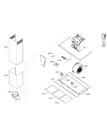 Range hood assy