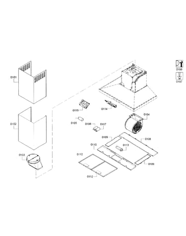 Range hood assy