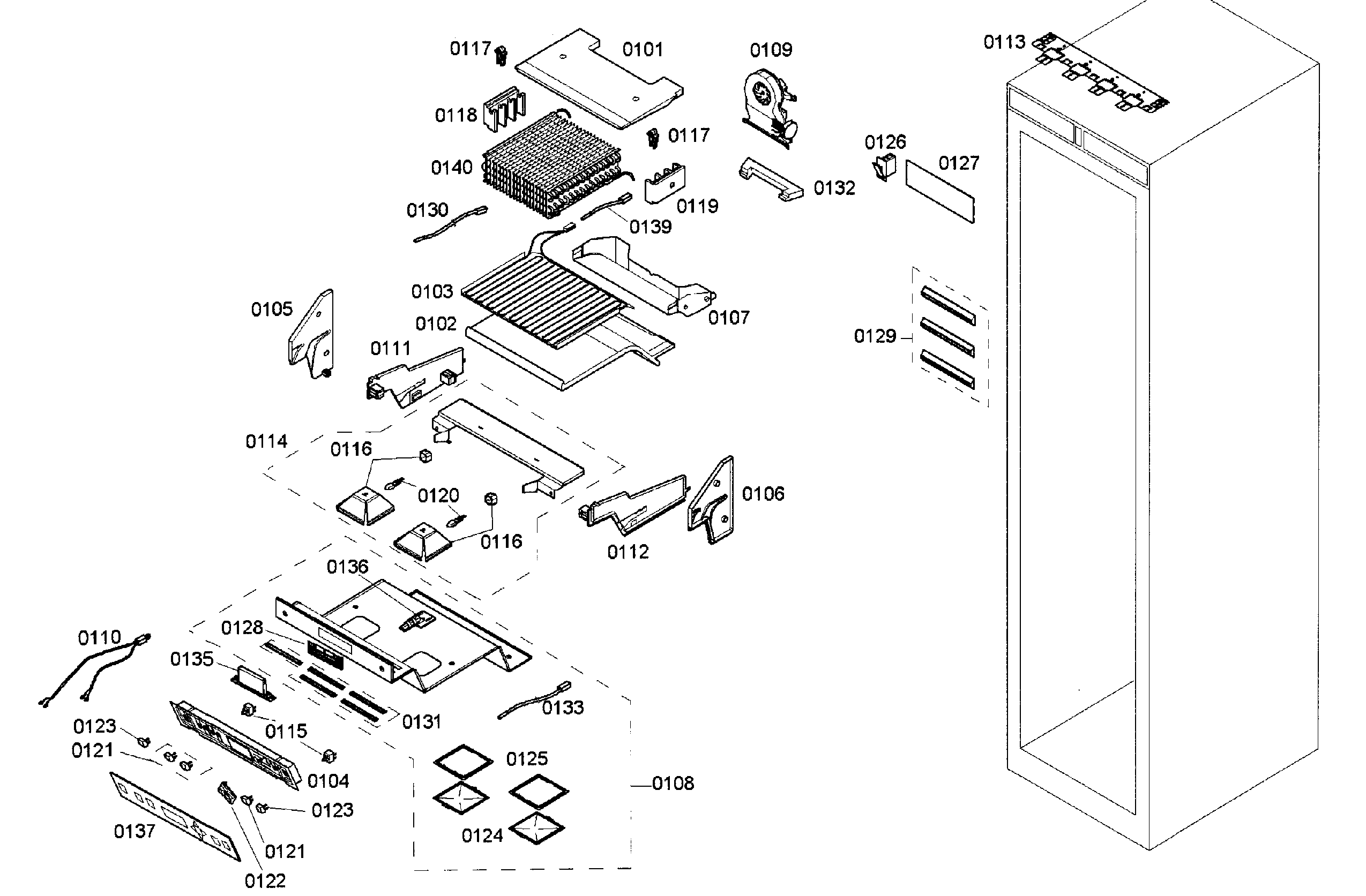 Freezer assy