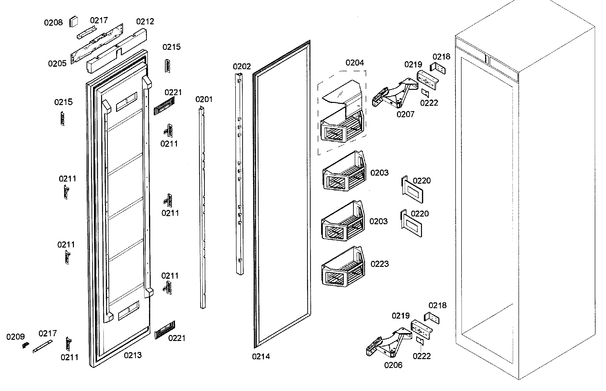 Door assy