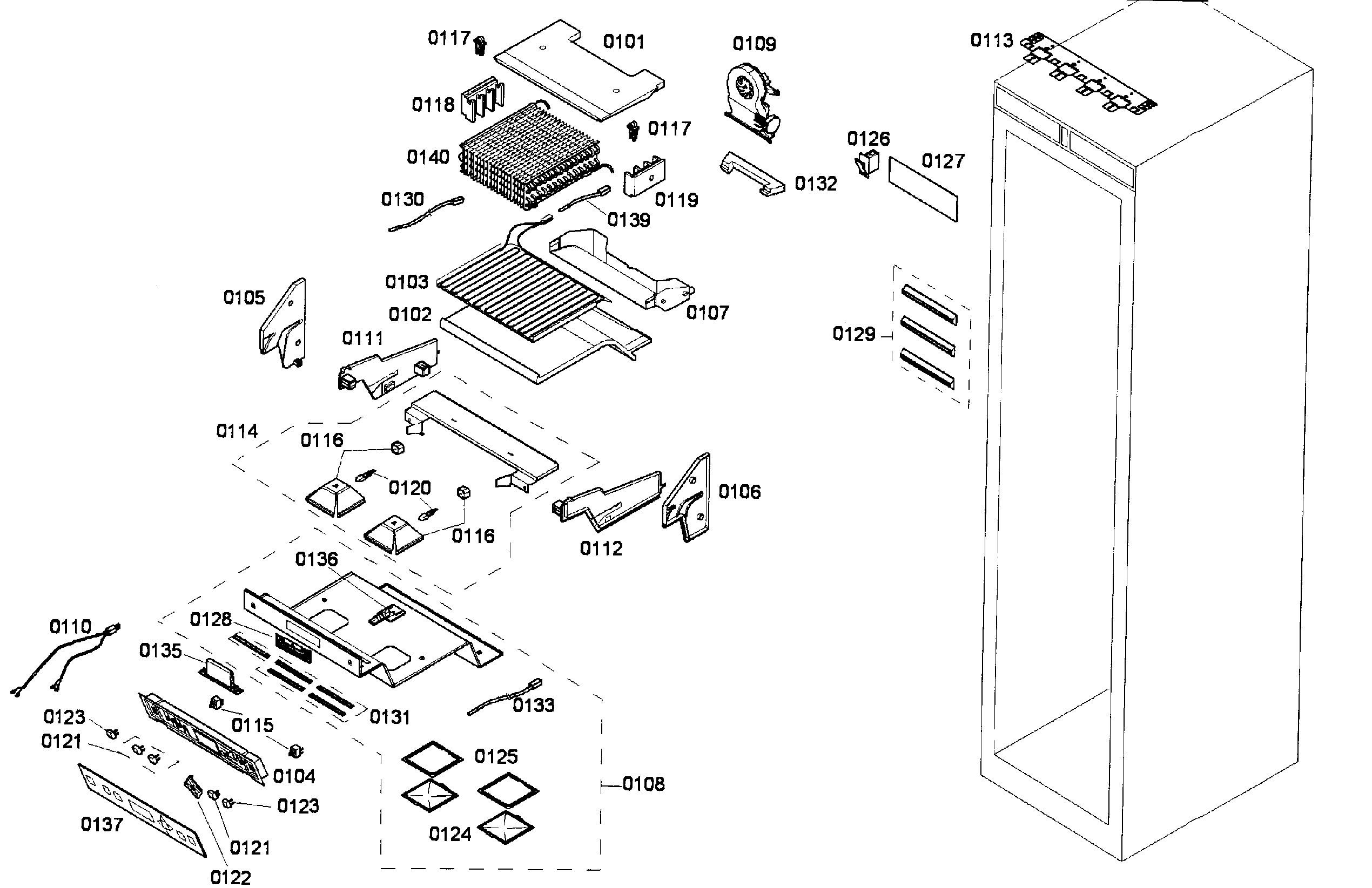 Freezer assy