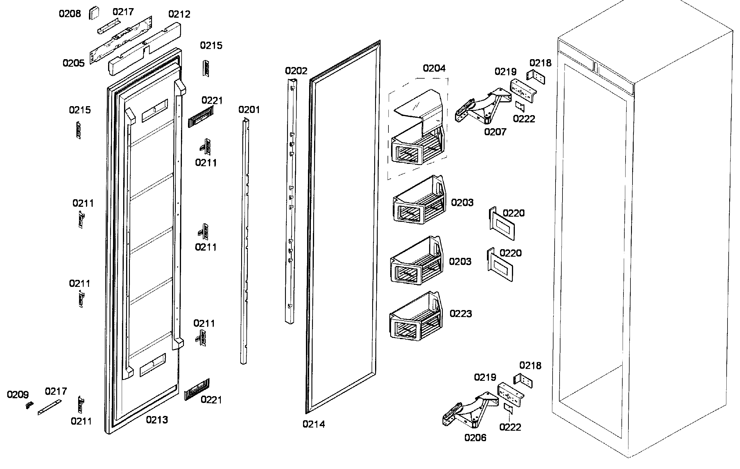 Door assy