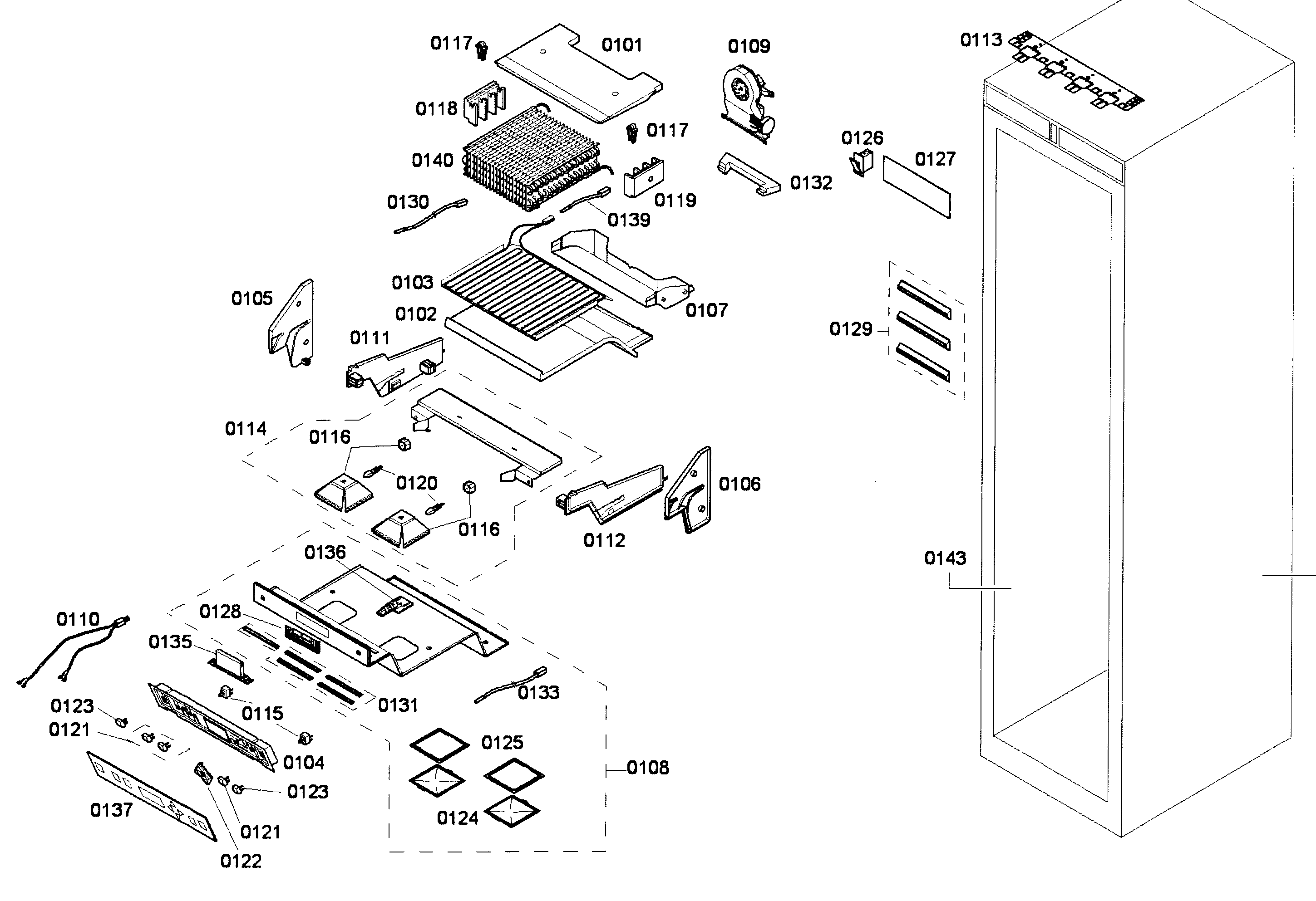 Freezer assy