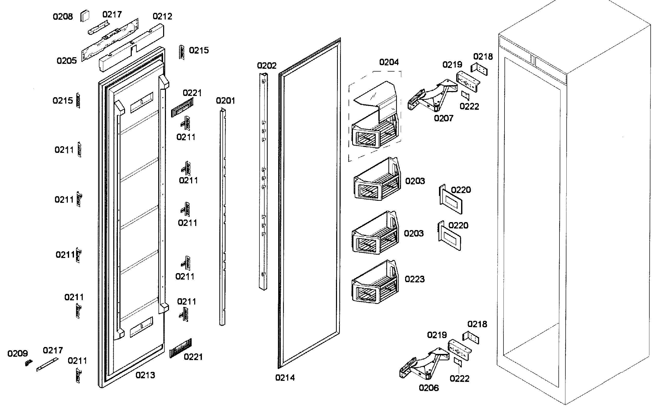 Door assy