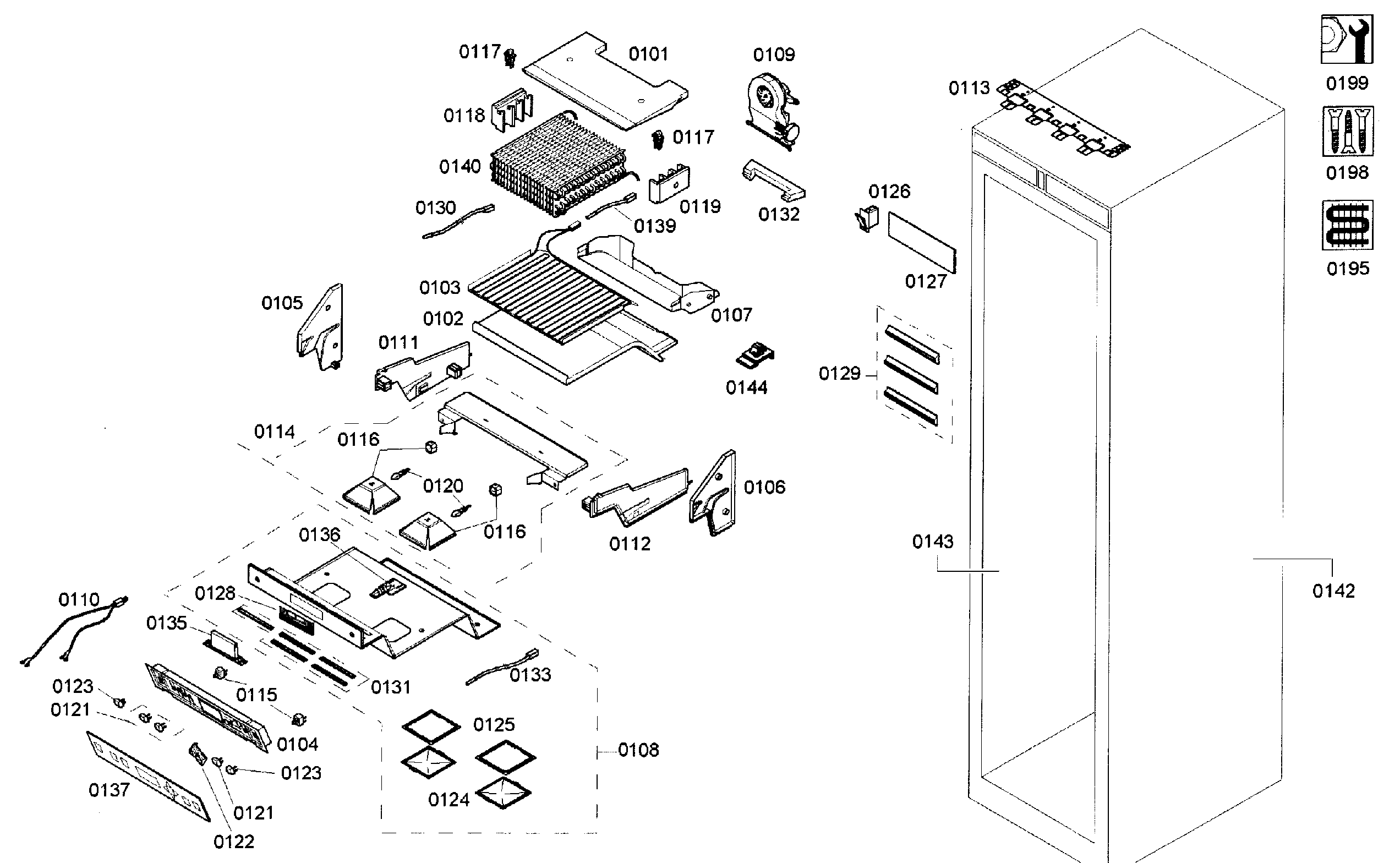 Freezer assy