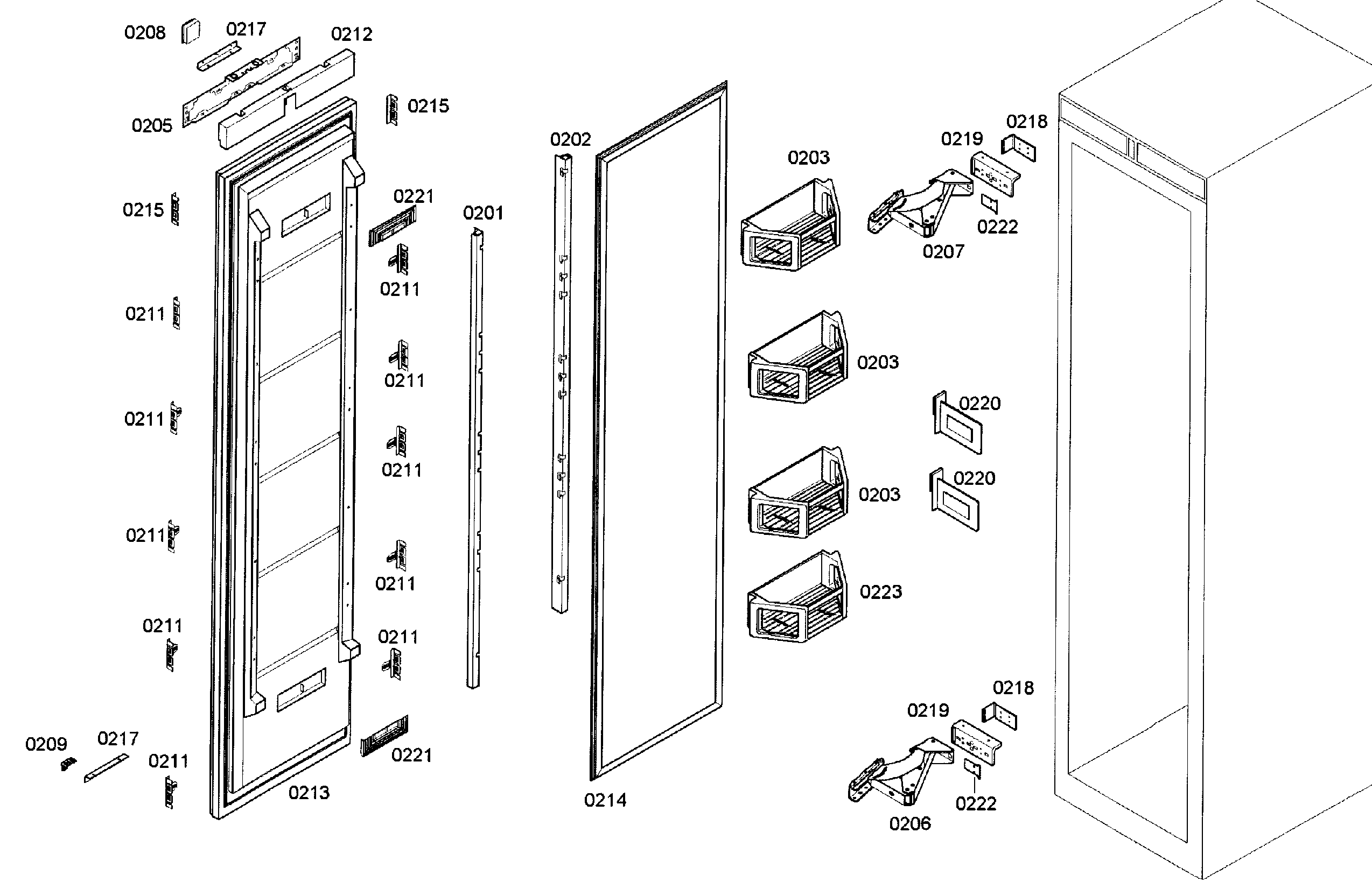 Door assy