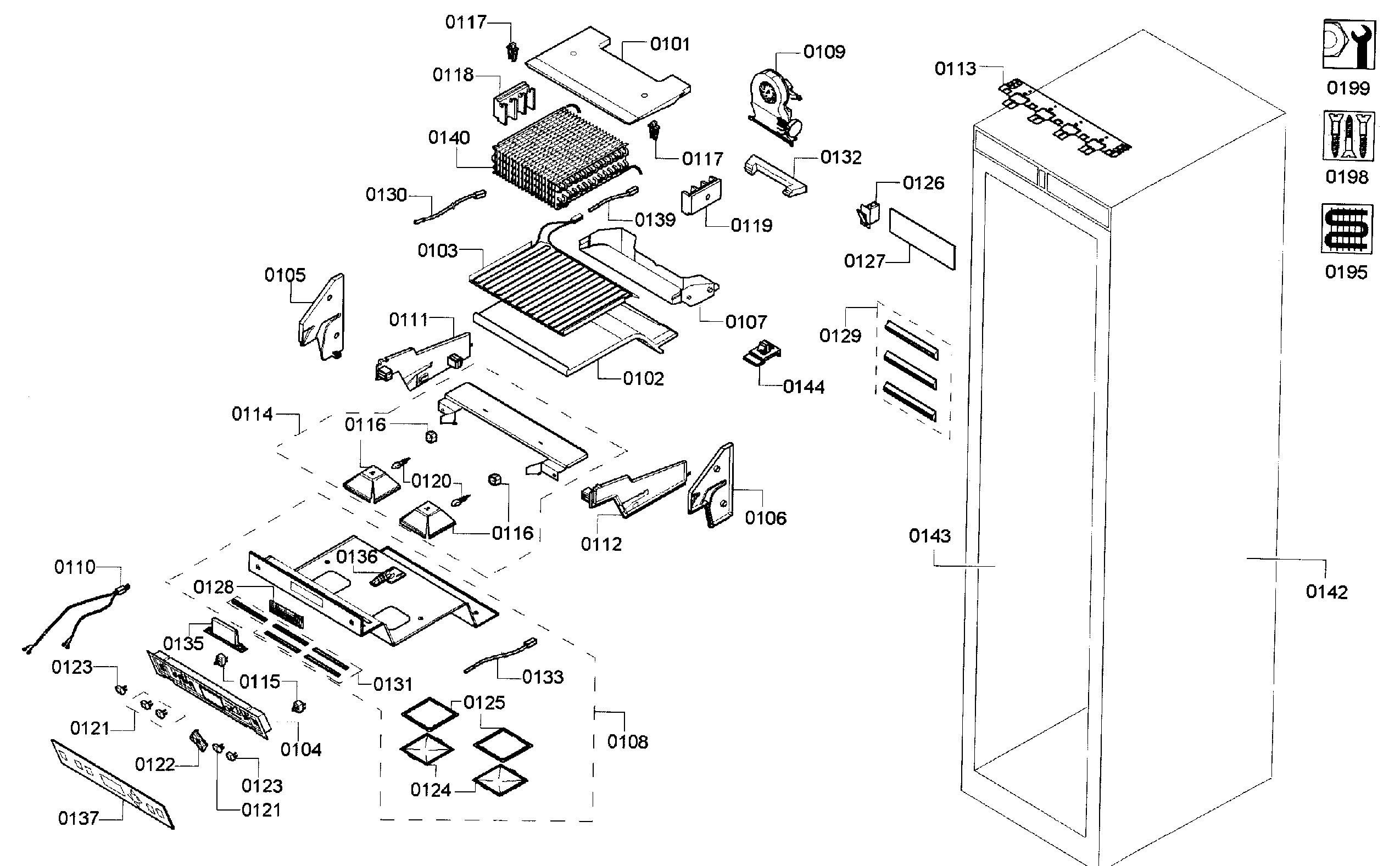 Freezer assy