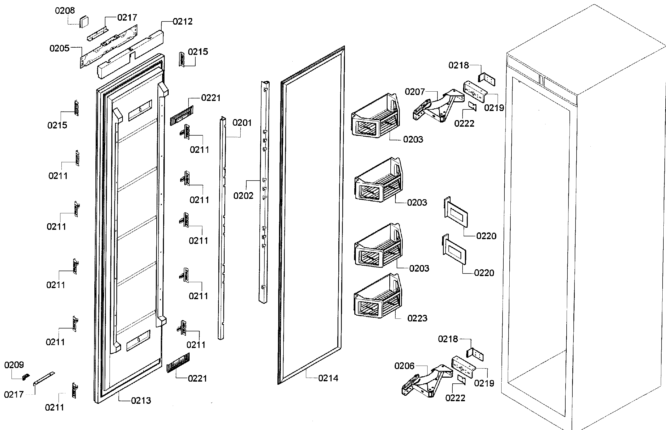 Door assy