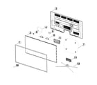 Samsung PN51F5300BFXZA-TS02 cabinet parts diagram