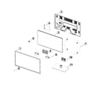 Samsung PN51F4500BFXZA-TS02 cabinet parts diagram