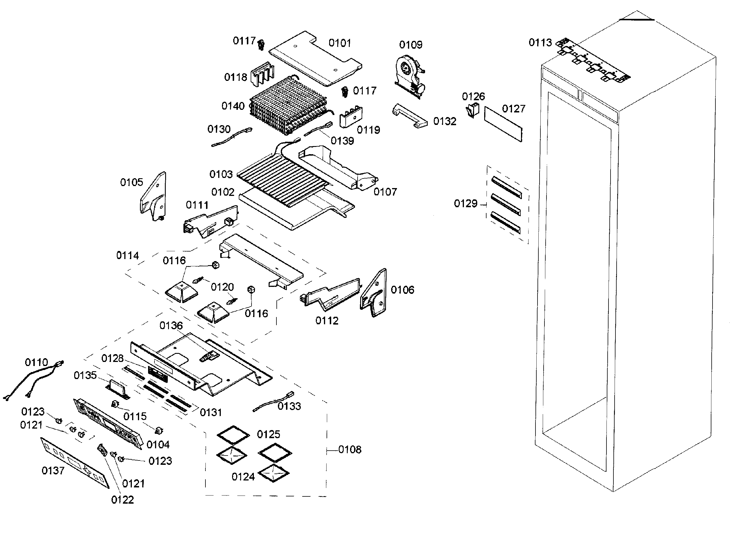 Freezer assy