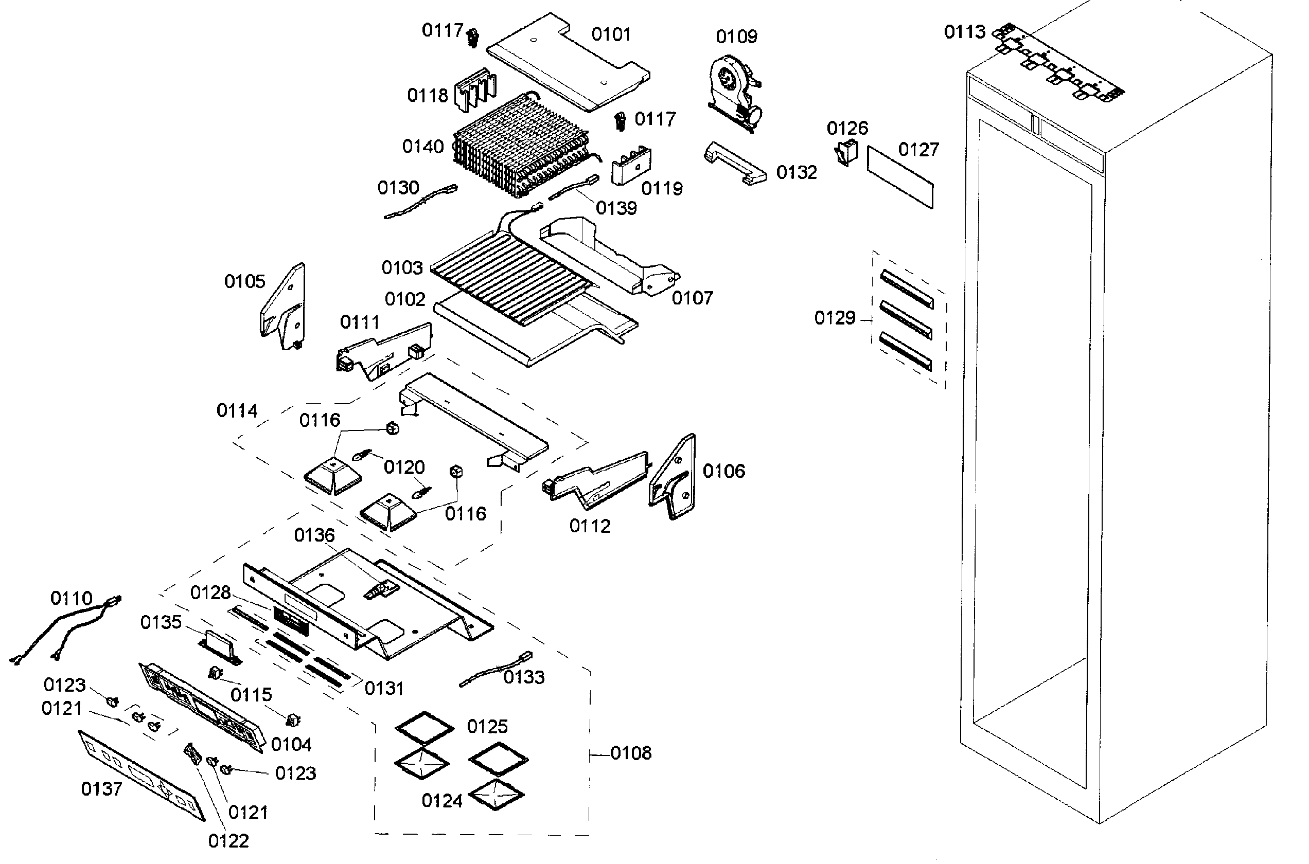 Freezer assy