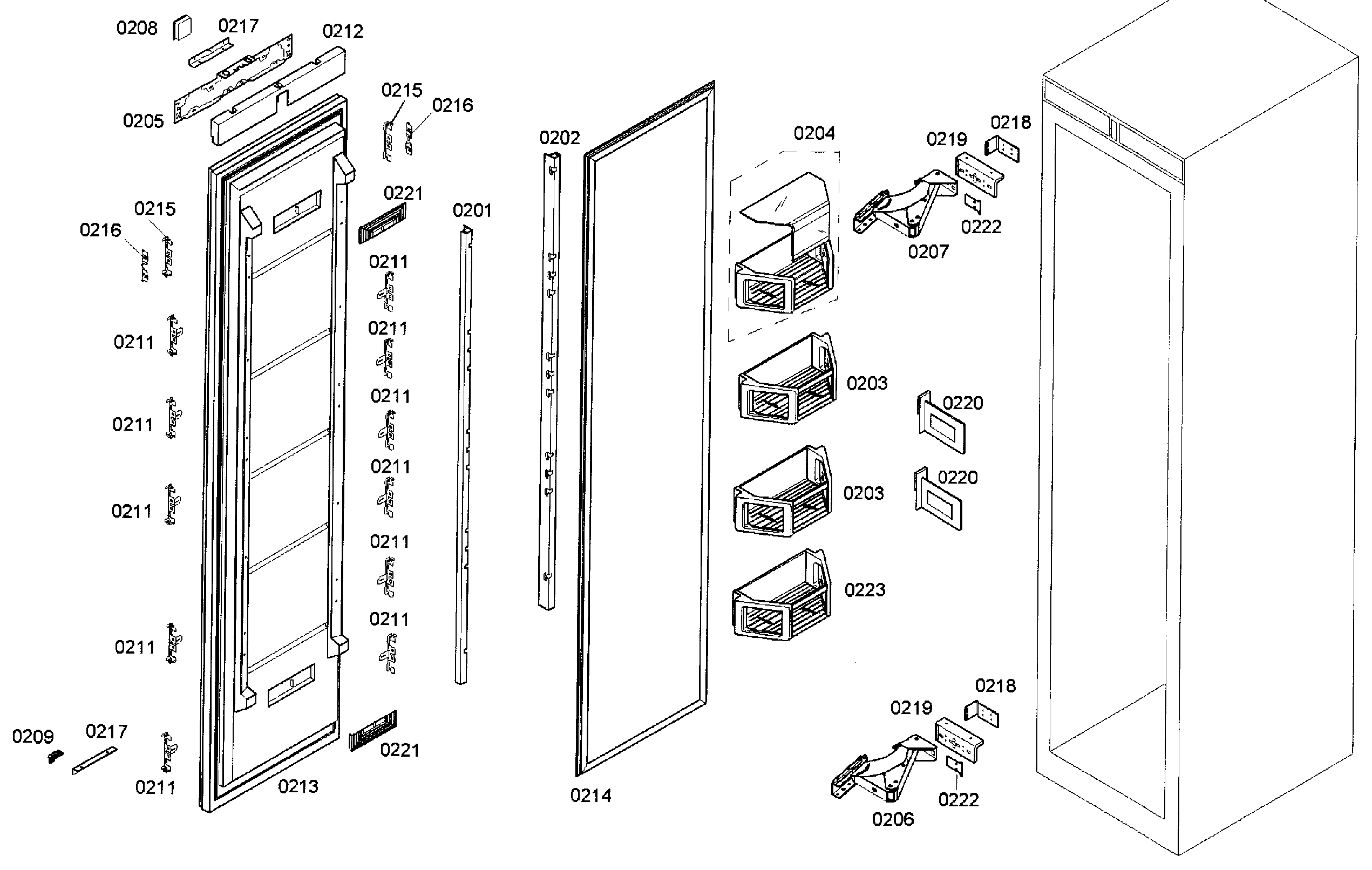 Door assy
