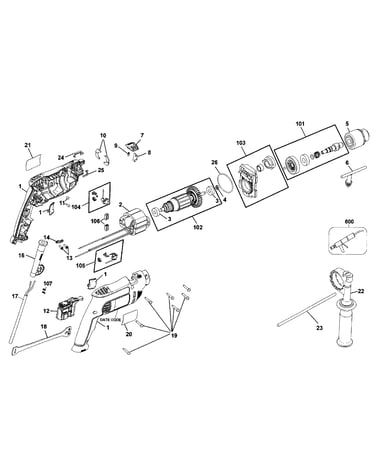 Drill assy