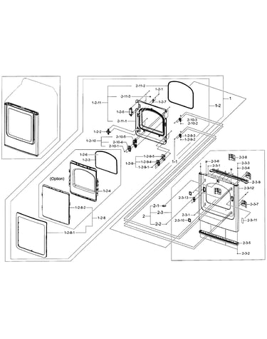Frame front & door