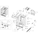 Samsung WF42H5200AW/A2-00 frame & cover diagram