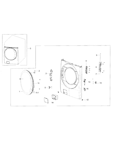 Frame front & door