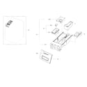 Samsung WF56H9100AG/A2-00 drawer diagram