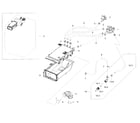 Samsung WF56H9100AG/A2-00 housing drawer diagram