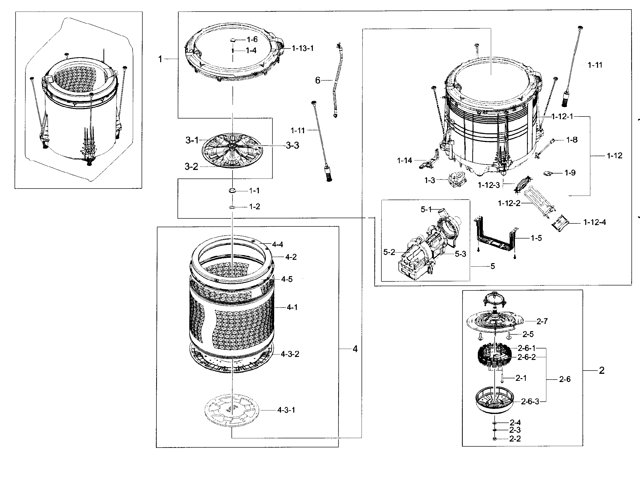 Tub parts