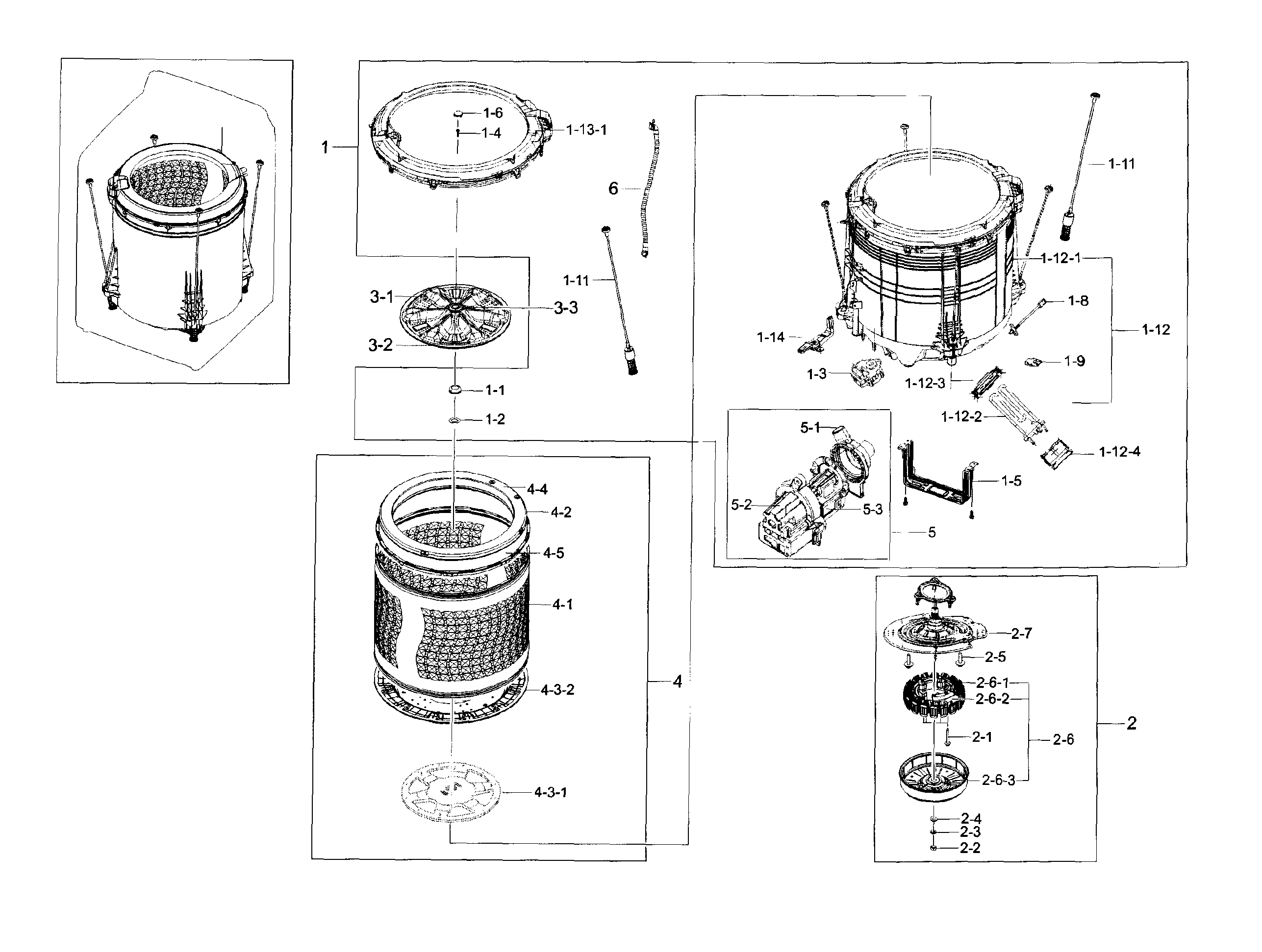 Tub parts