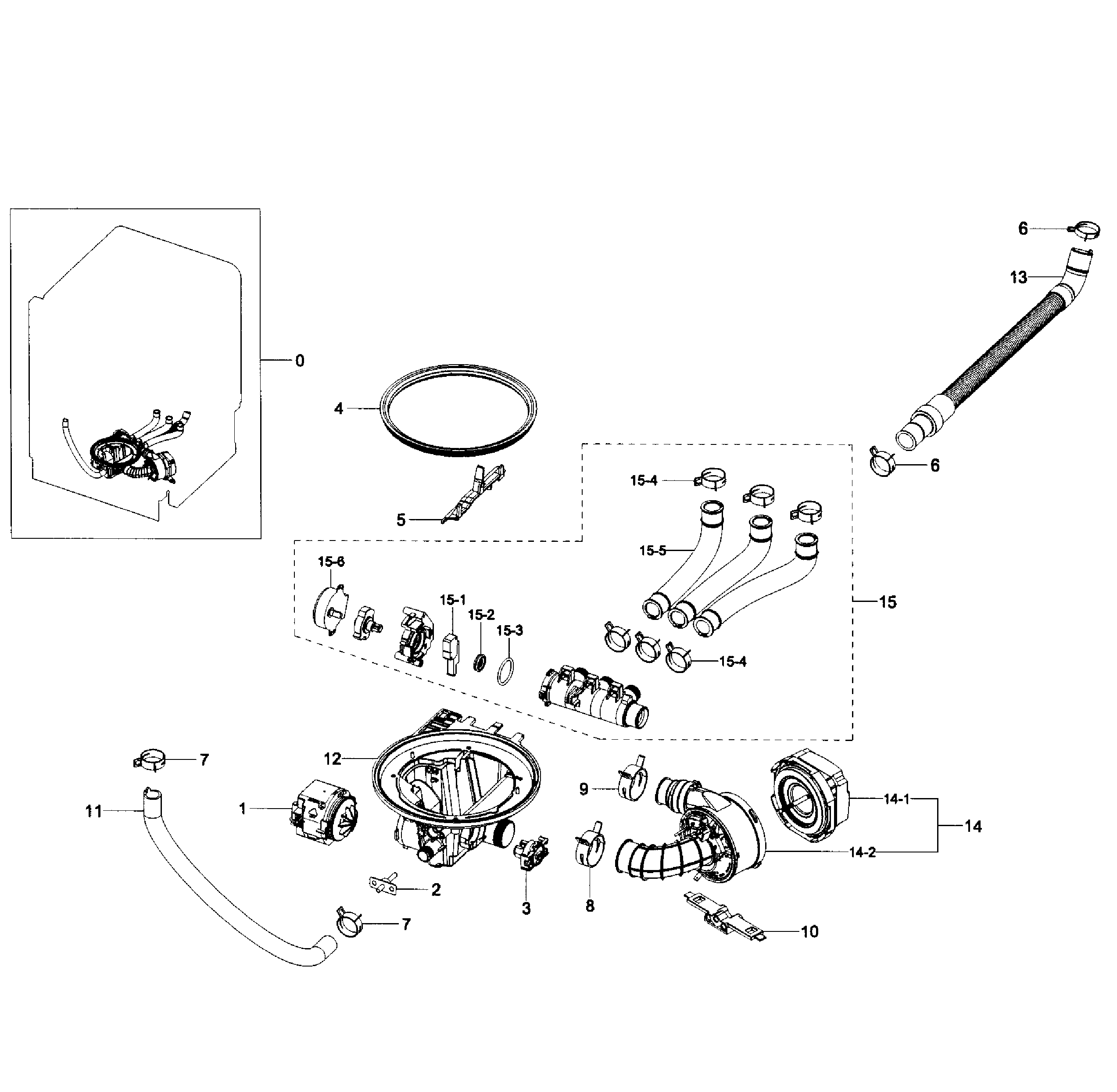 Sumpump assy