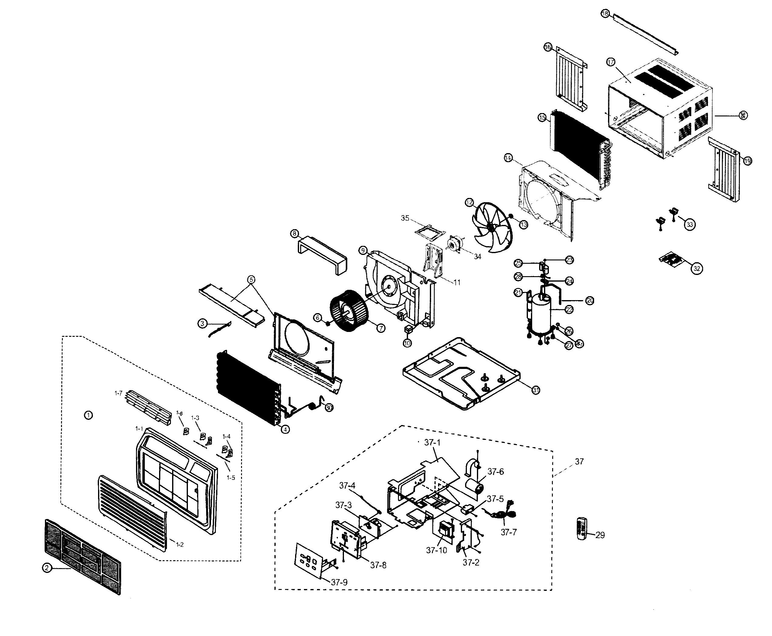 AIR CONDITIONER ASSY