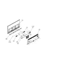 Toshiba 50L1450U cabinet parts diagram