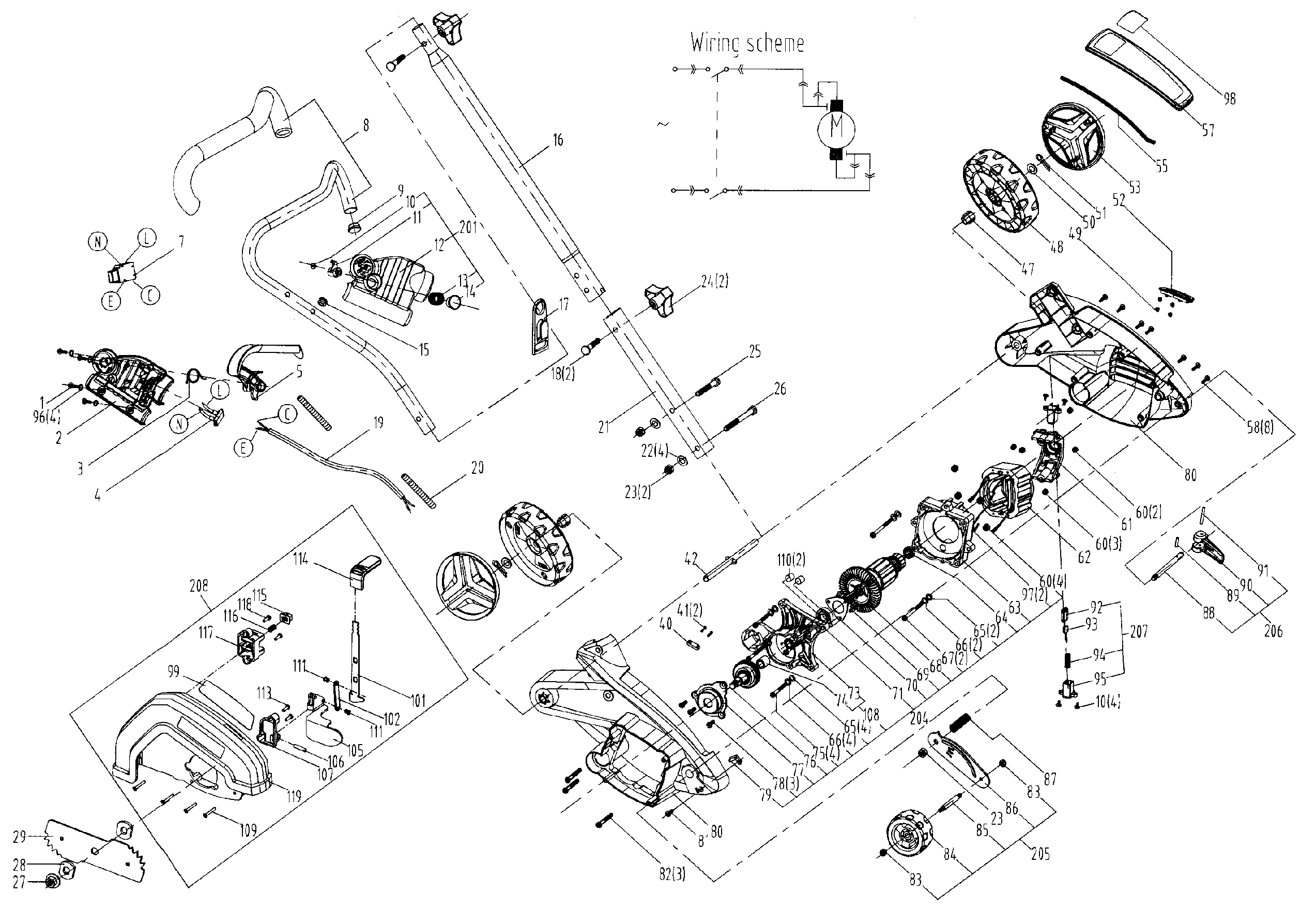Edger assy