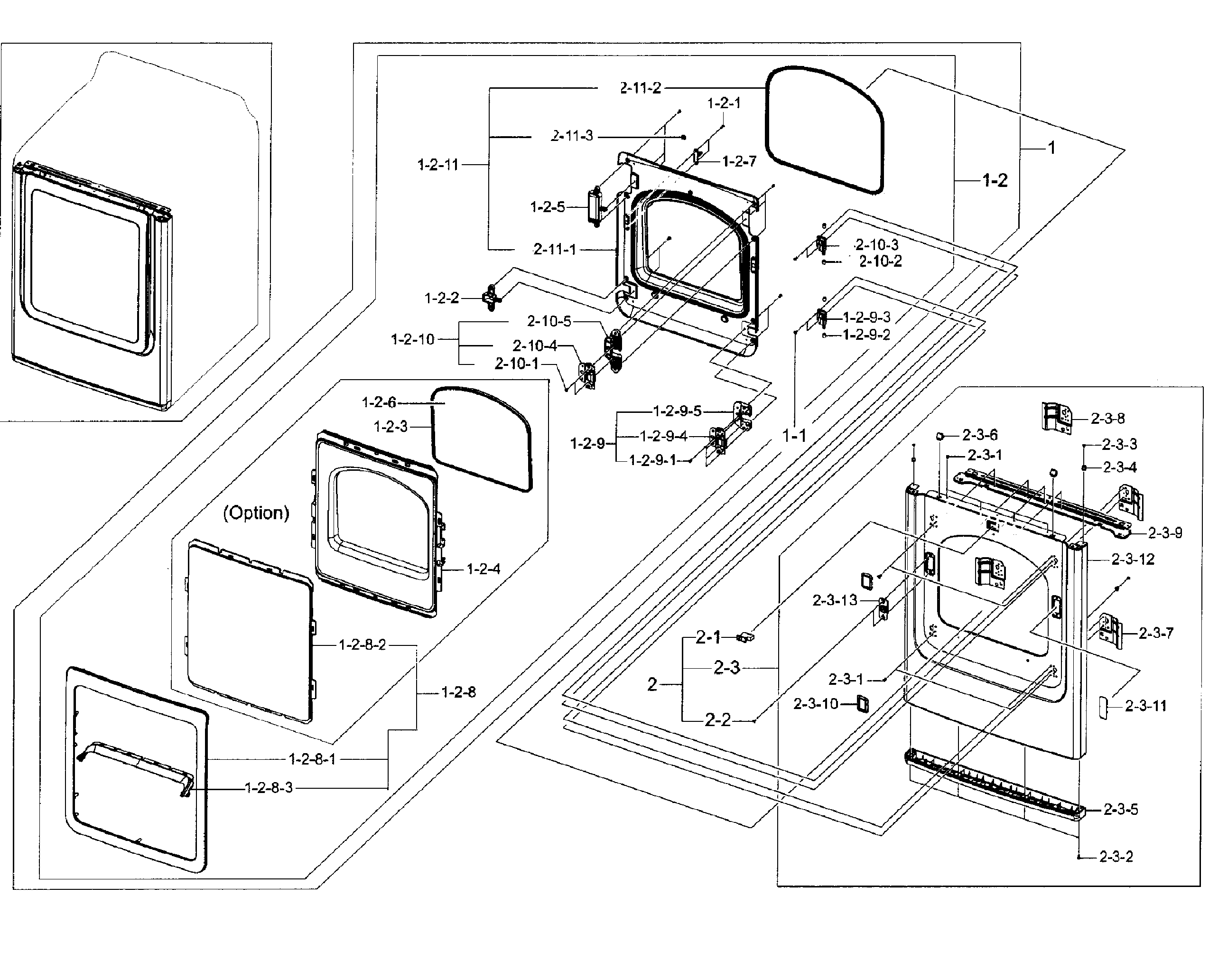 FRAME FRONT & DOOR