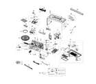 Samsung ME18H704SFW/AA-00 cabinet parts diagram