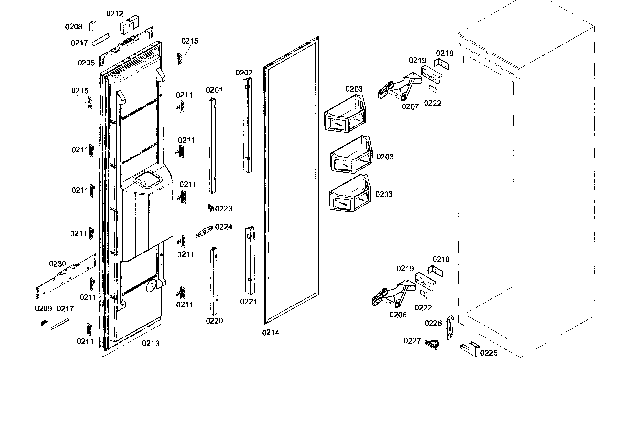 Door assy