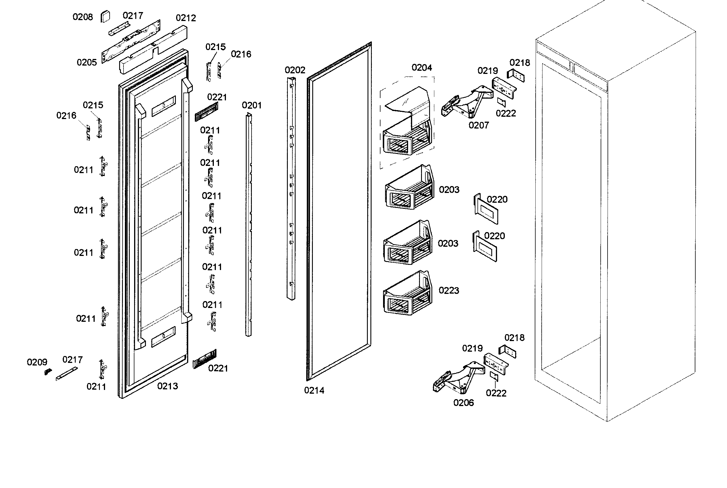 Door assy
