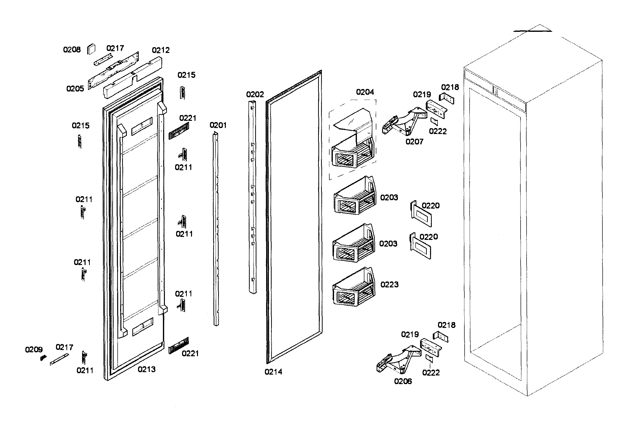 Door assy
