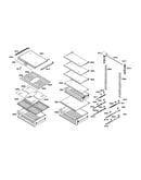 Shelf & drawer