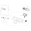 Samsung DV42H5200EP/A3-00 control panel diagram