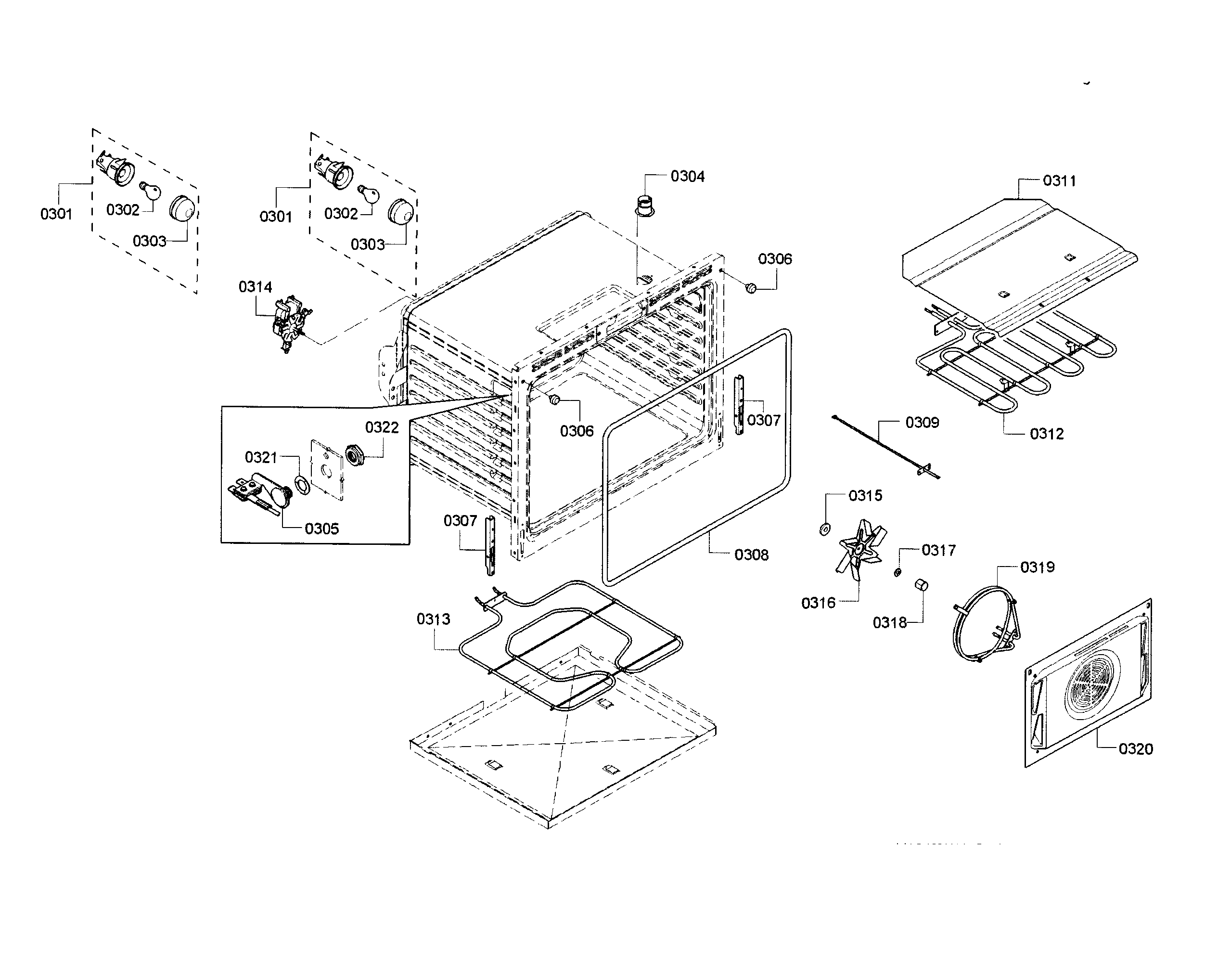 Oven cavity