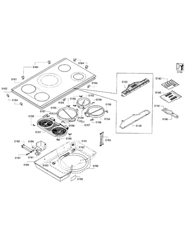 Cooktop assy