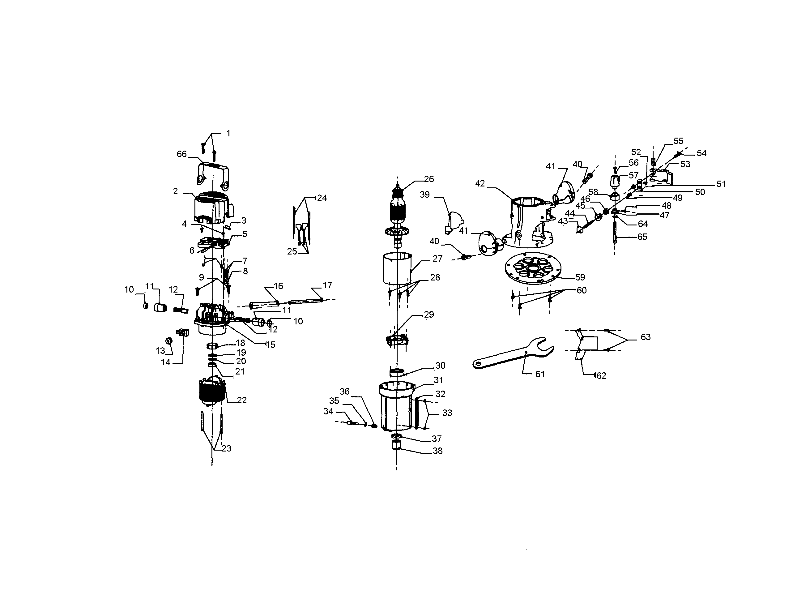 Router assy