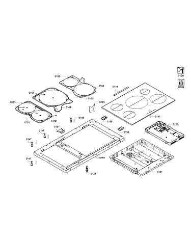 Cooktop assy