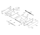 Bosch HEI8054U/01 drawer assy diagram