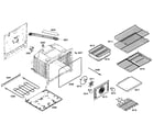 Bosch HEI7052U/02 cavity & shelf assy diagram