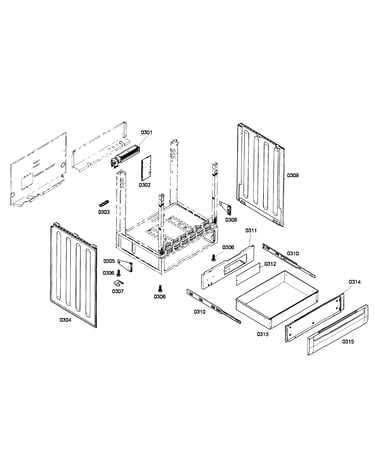 Frame & drawer