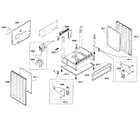 Bosch HEI7052U/04 frame assy diagram