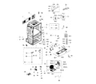 Samsung RF28HMELBSR/AA-00 cabinet diagram