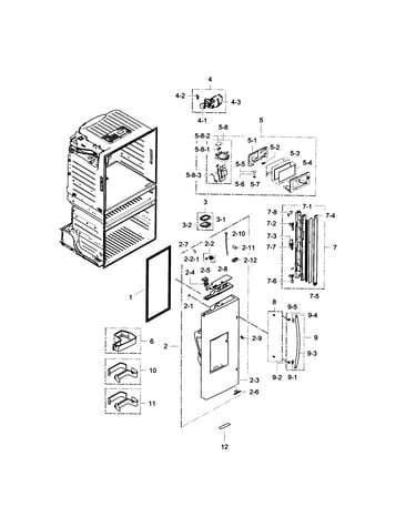 Refrigerator door l