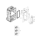 Samsung RF28HMELBSR/AA-00 refrigerator door r diagram