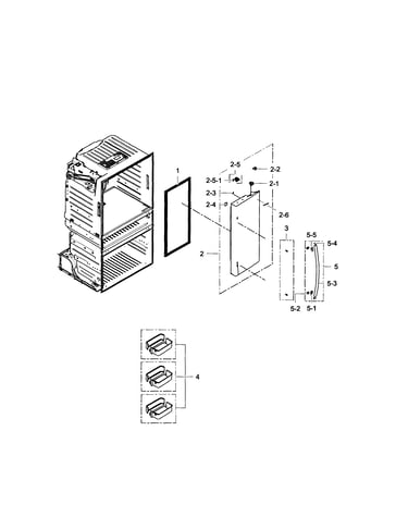 Refrigerator door r