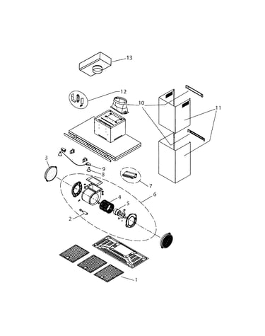 Range hood assy